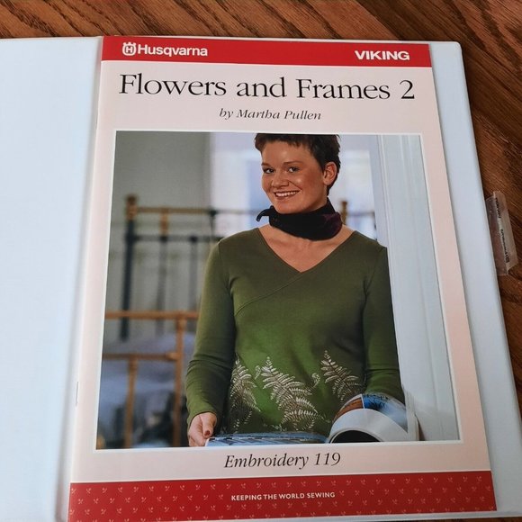 Husqvarna Viking Flowers and Frames 2 Embroidery Disk 119 by Martha Pullen - Picture 4 of 5